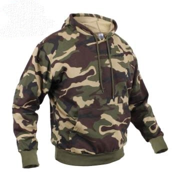 military and police store: military and police store: woodland camo hoodie