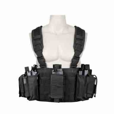 military and police store: military and police store: operators tactical chest rig: black