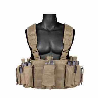 military and police store: military and police store: operators tactical chest rig: coyote brown