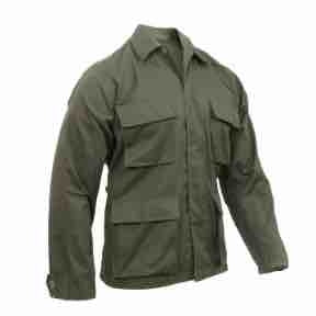 military and police store: military and police store: battle dress uniform shirt: olive drab