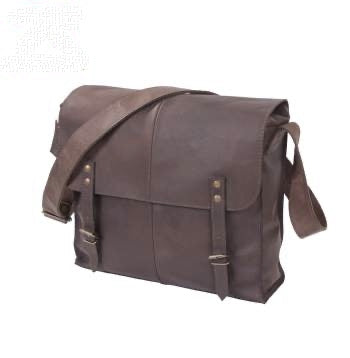 military and police store: military and police store: brown leather medic bag