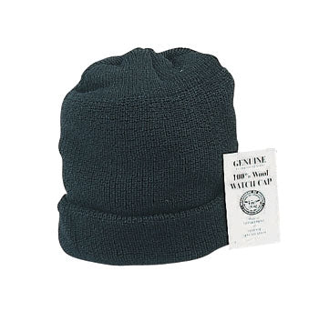military and police store: military and police store: genuine wool watch cap-black