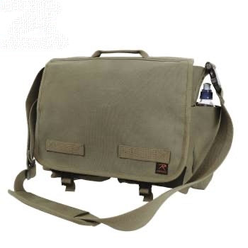 military and police store: military and police store: concealed caryy messenger bag-olive drab