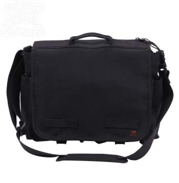 military and police store: military and police store: concealed caryy messenger bag-black
