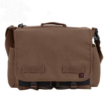 military and police store: military and police store: concealed caryy messenger bag-earth brown