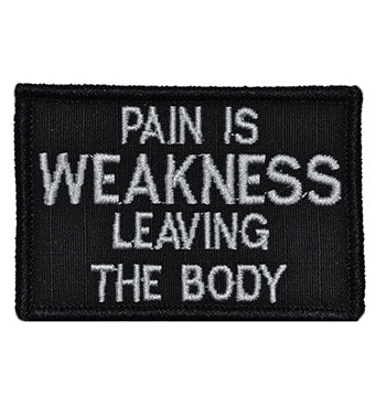 military and police store: military and police store: morale patch: pain is weakness