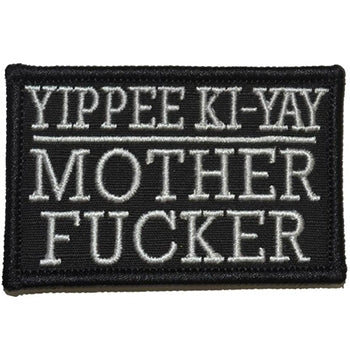 military and police store: military and police store: morale patch: yippee ki-yay