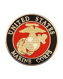 Military Pin: USMC Eagle Globe & Anchor 1/2"