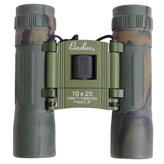 Binoculars: 10 x 25MM-Woodland Camo