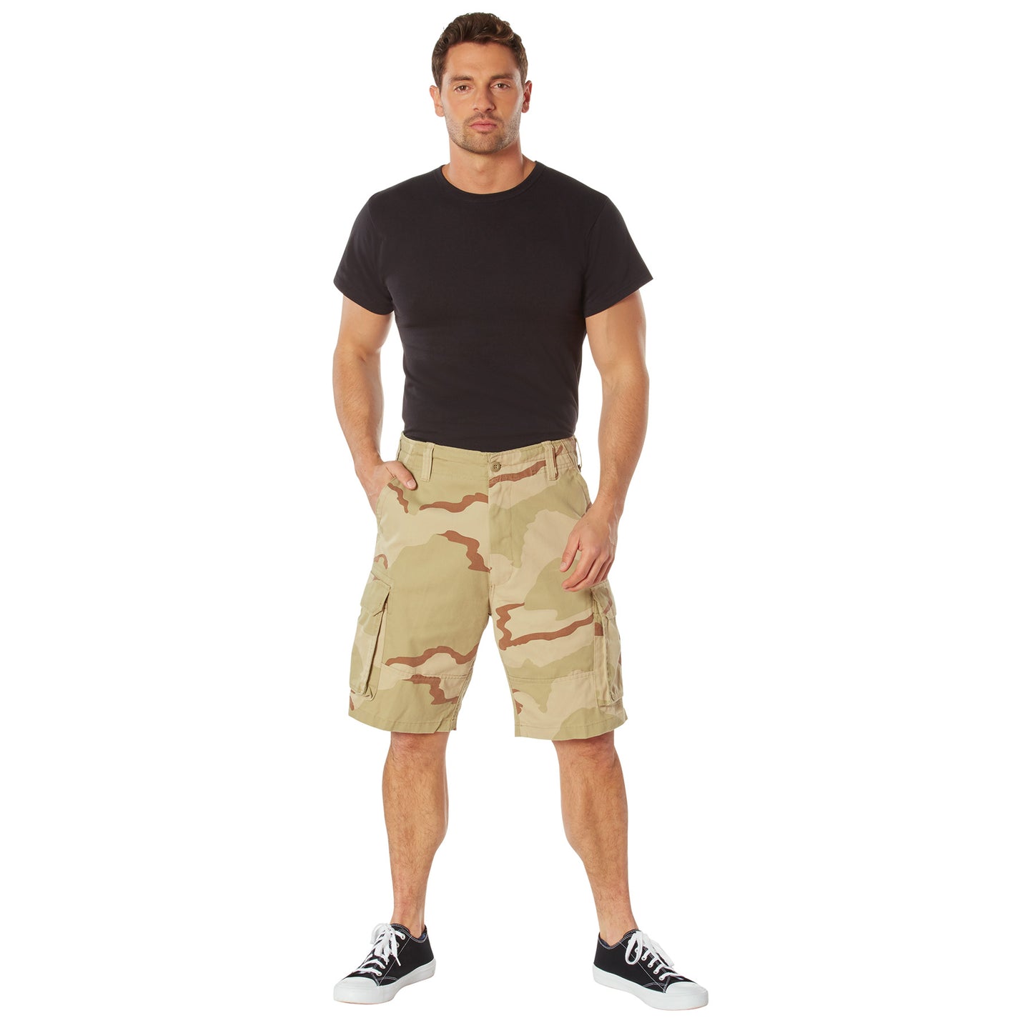 Military Shorts: Vintage Paratrooper 3-Color Desert