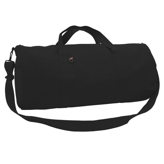Canvas Shoulder Bag: Black