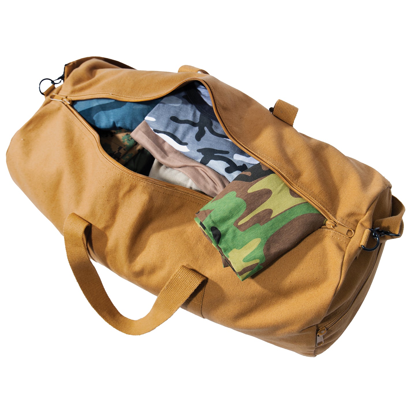Canvas Shoulder Bag: Coyote Brown