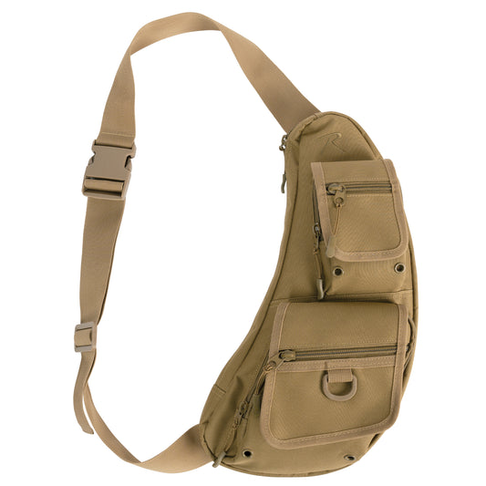 Crossbody Tactical Bag: Coyote Brown