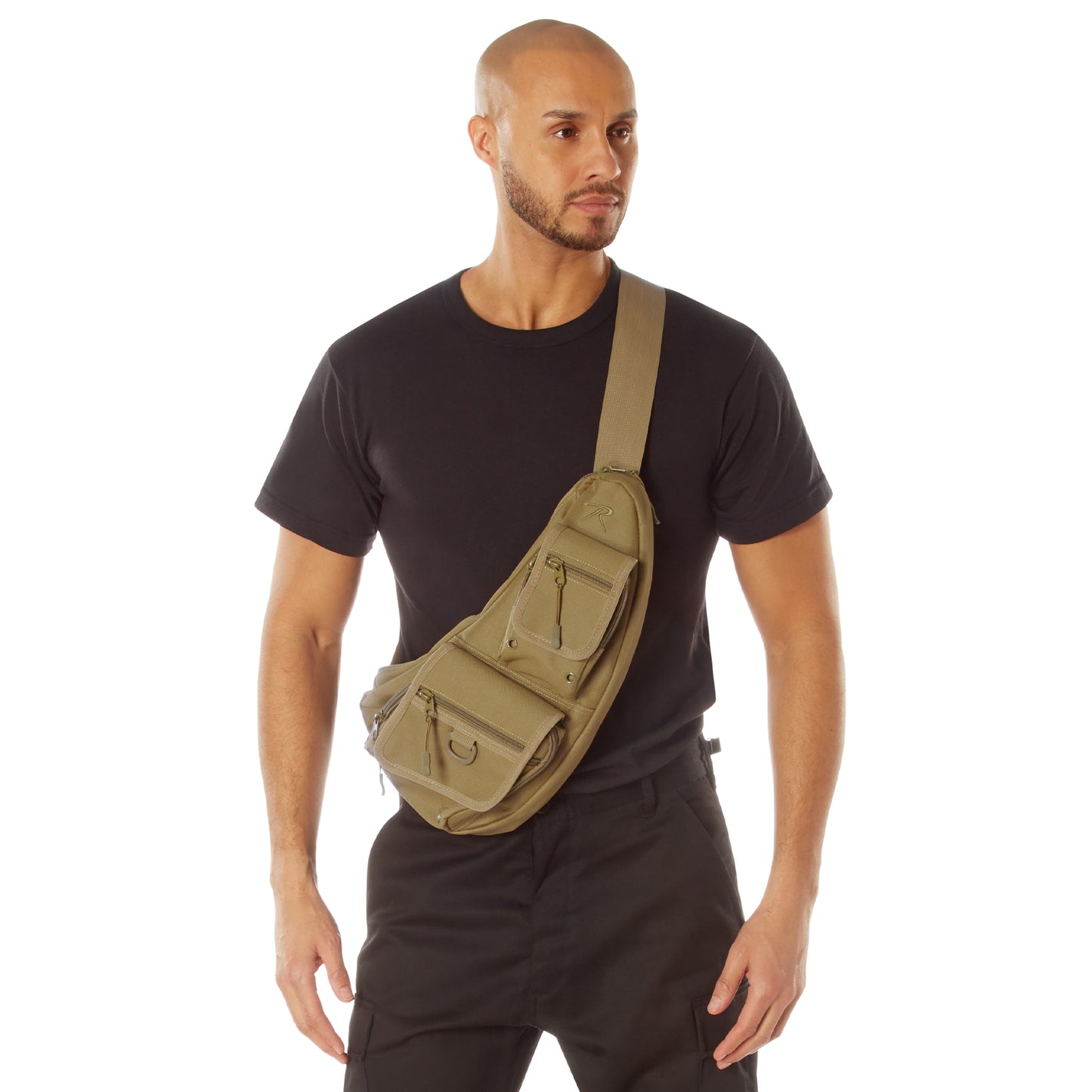 Crossbody Tactical Bag: Coyote Brown