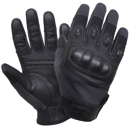 Tactical Gloves: Carbon Fiber hard Knuckle