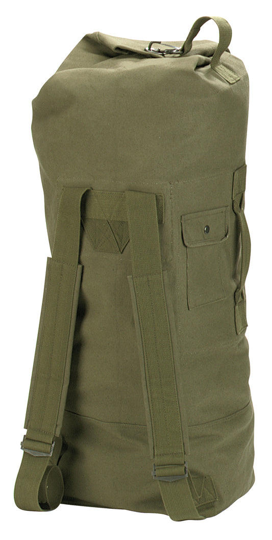 G.I. Style Canvass Double Strap: Olive Drab
