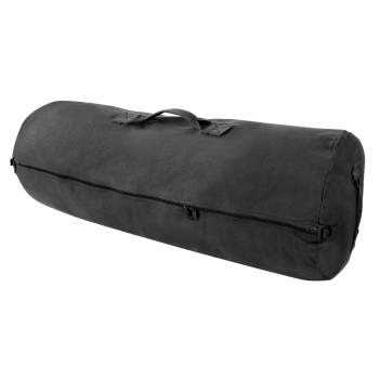 Duffle Bags-Side Zip Black