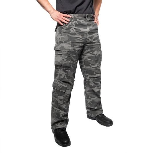 Vintage Paratrooper Fatigues: Black Camo