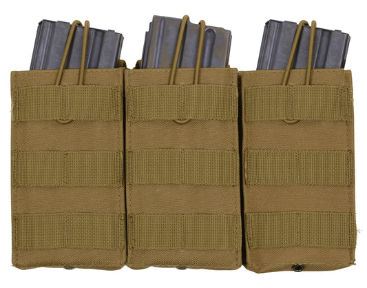 Modular Open Top Triple Mag Pouch: Coyote