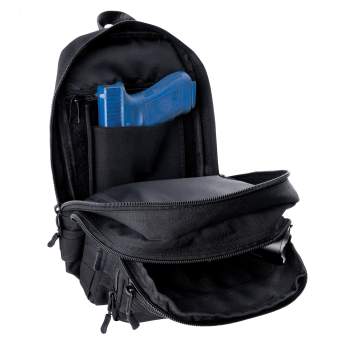 Tactical Traveler Sling Bag: Black