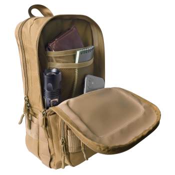 Tactical Traveler Sling Bag: Coyote Brown
