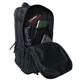 Tactical Traveler Sling Bag: Midnight Black Camo