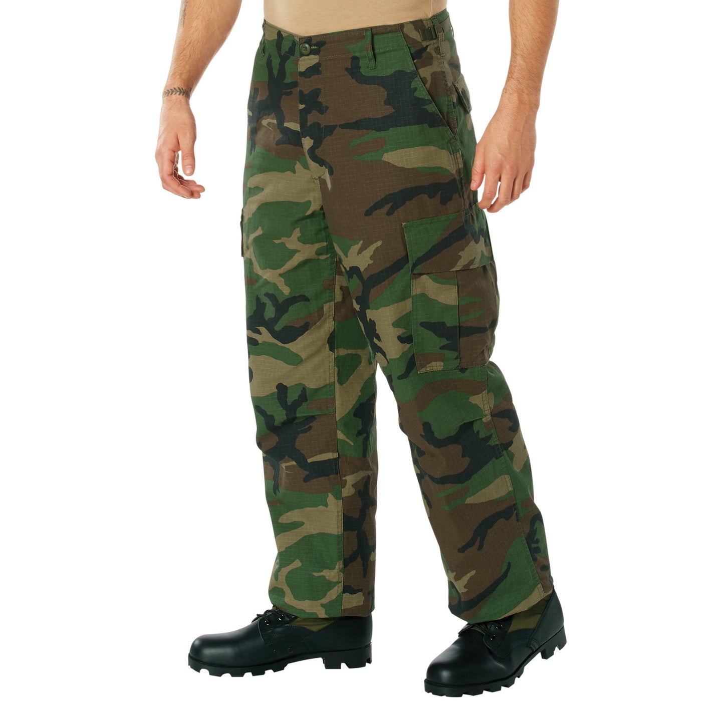 Vintage Vietnam Era Fatigues: Woodland Camo