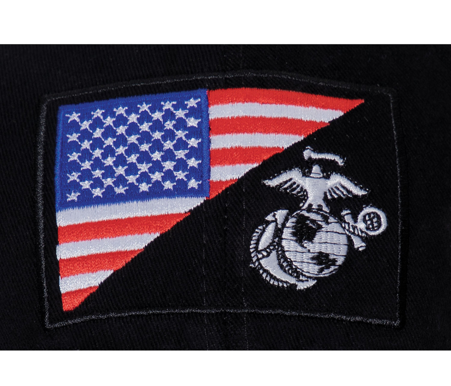 USMC EGA/Flag Cap: Black
