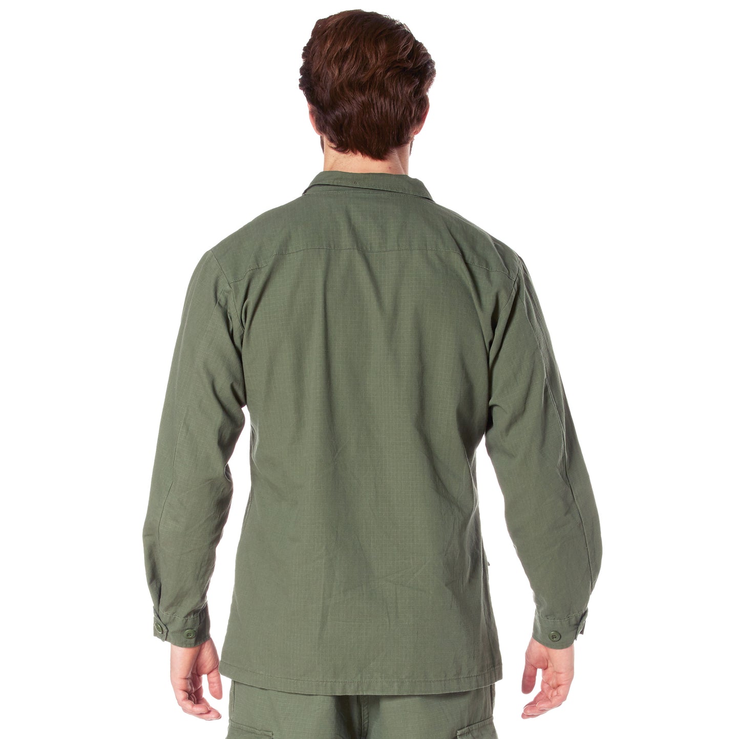 Vintage Vietnam Era Fatigue Shirt-Olive Drab