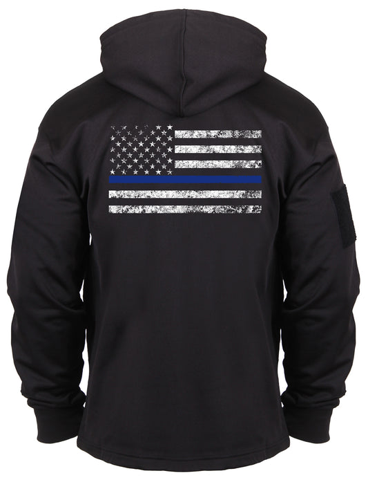 Thin Blue Line Concealed Carry Hoodie-Black
