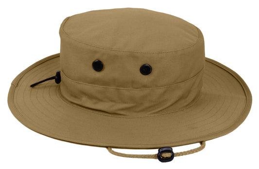 Adjustable Boonie Hat: Coyote Brown