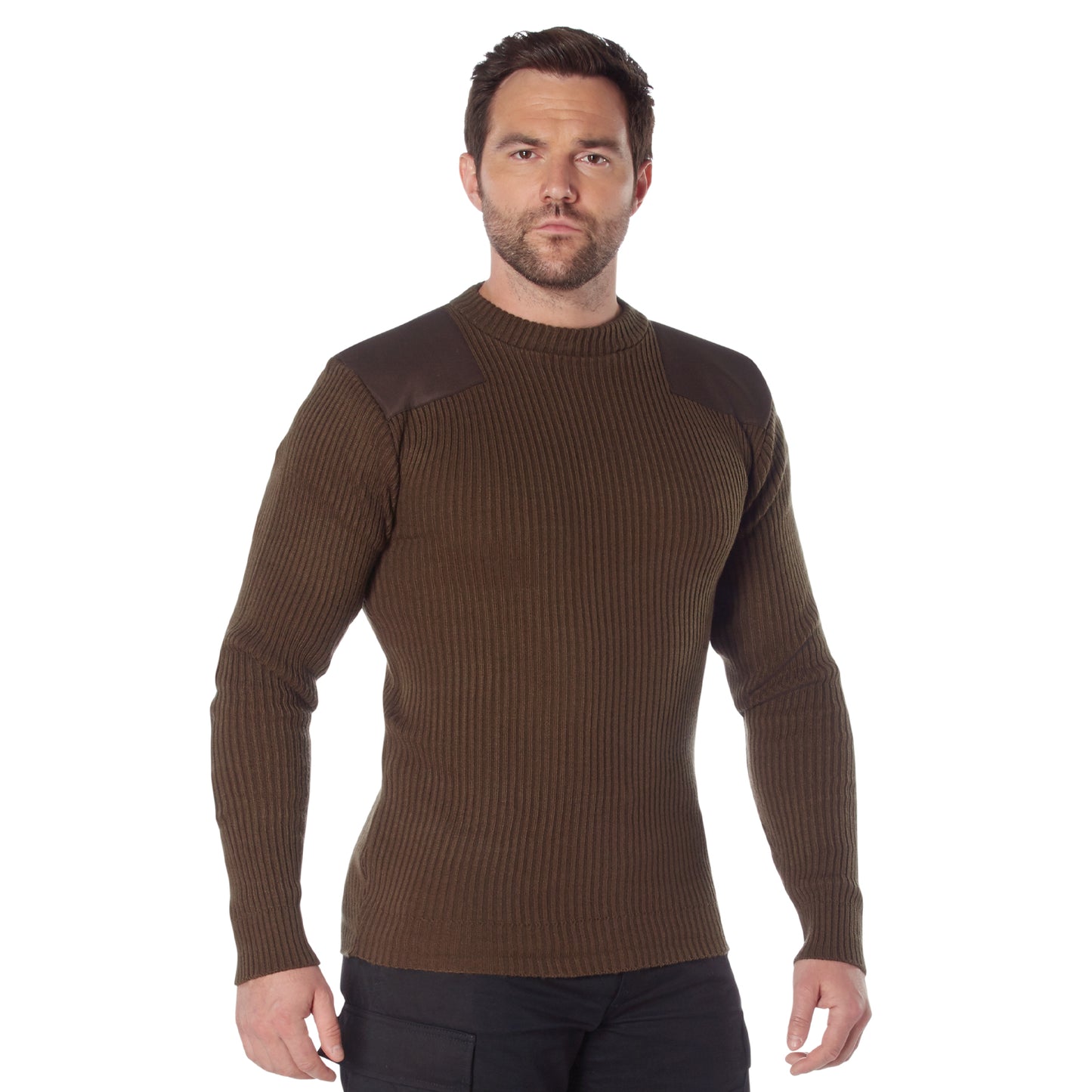 G.I Acrylic Commando Sweater: Brown