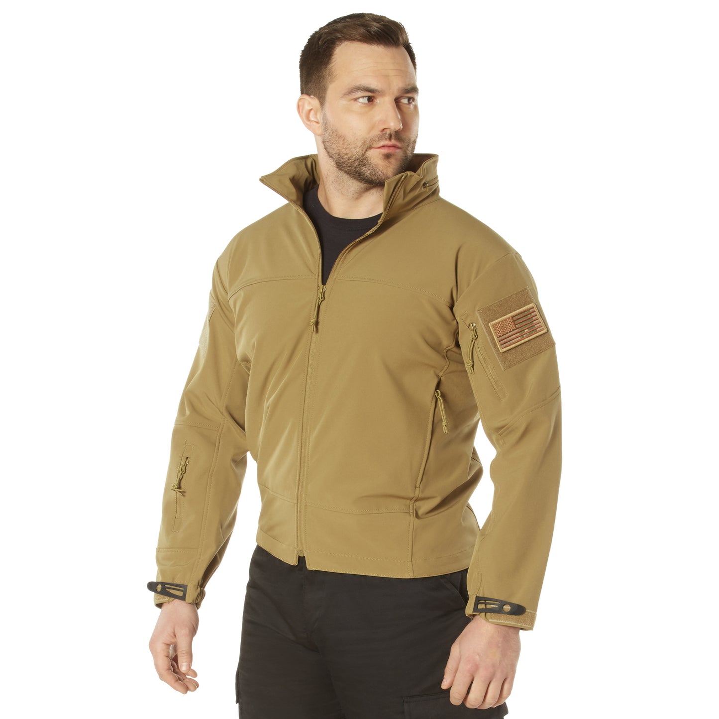 Covert Special OPS Soft Shell Jacket: Coyote Brown
