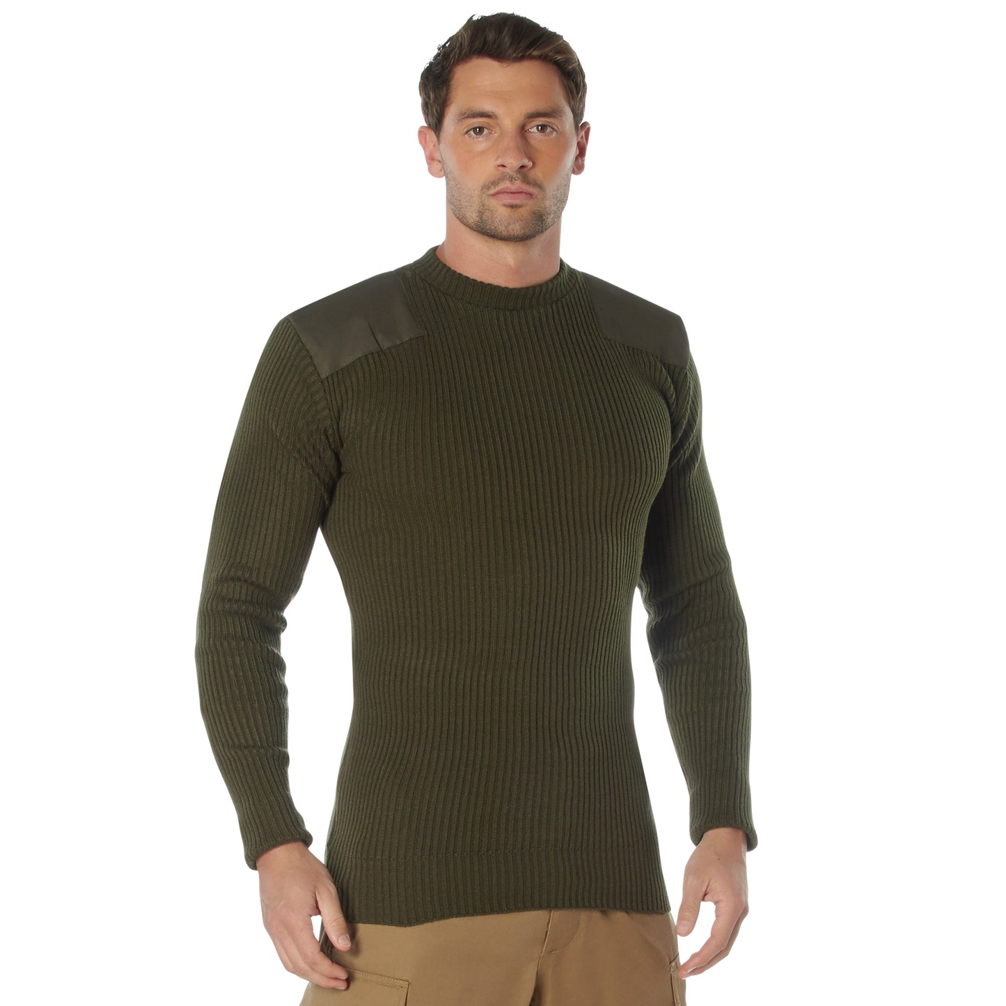 G.I Acrylic Commando Sweater: Olive Drab