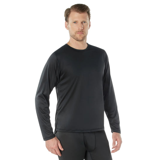 Military E.C.W.C.S. Generation III Underwear Shirt-Black