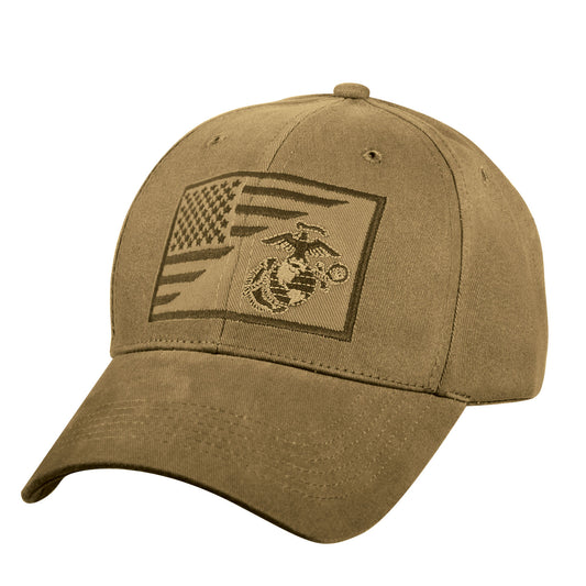 Deluxe Low Profile Coyote USMC Flag Cap
