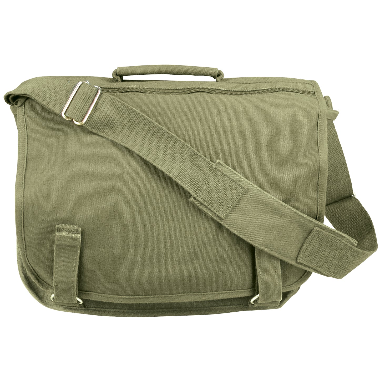 European School Bag: Olive Drab