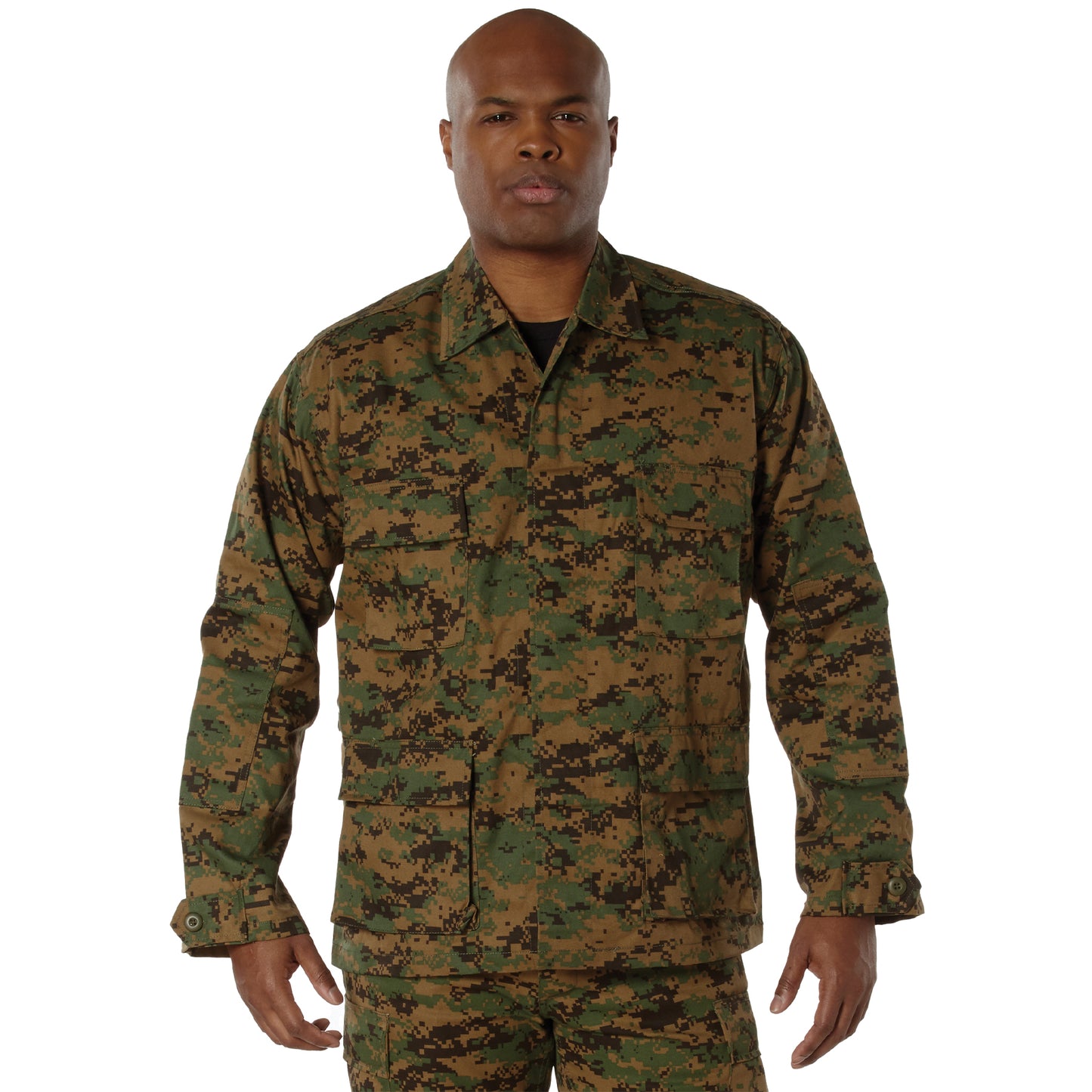 Battle Dress Uniform Shirt: Woodland Digital