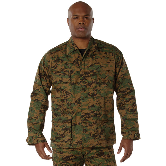 Battle Dress Uniform Shirt: Woodland Digital