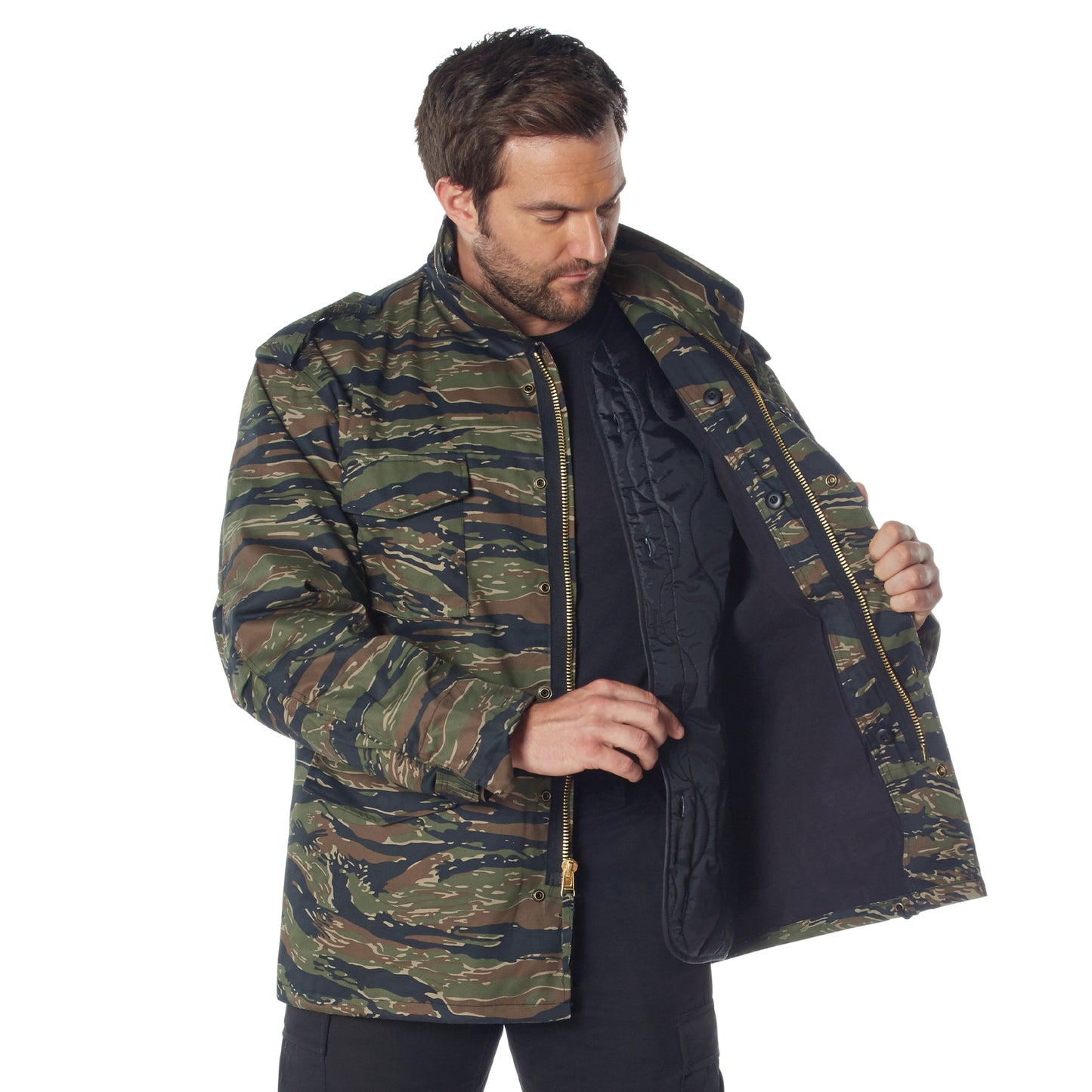 M-65 Field Jacket: Tiger Stripe Camo