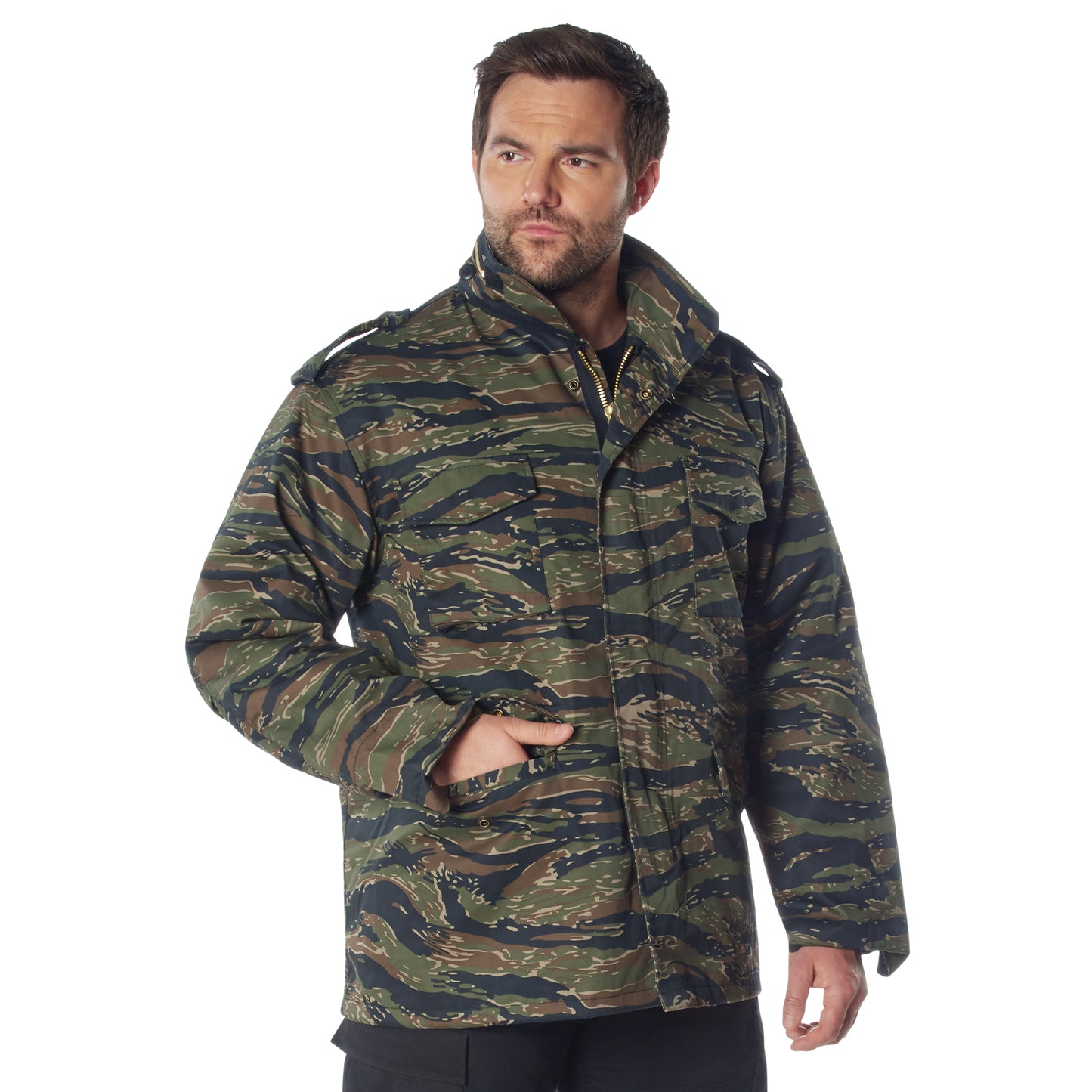 M-65 Field Jacket: Tiger Stripe Camo