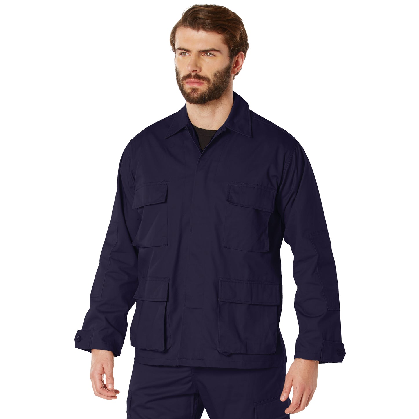 Battle Dress Uniform Shirt: Navy Blue