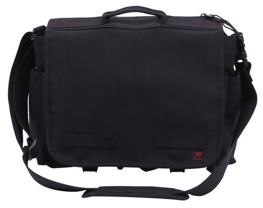 Concealed Caryy Messenger Bag-Black