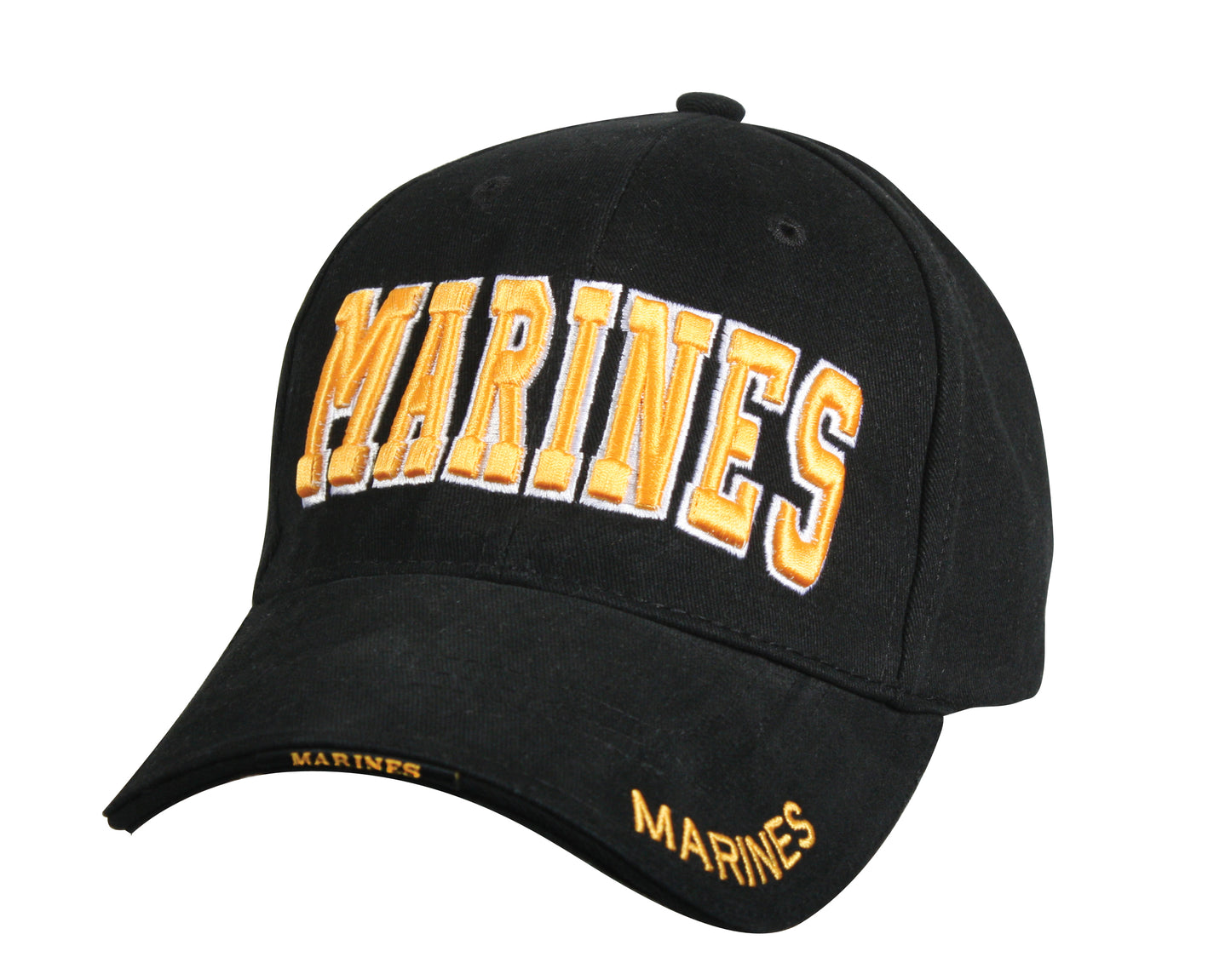 Deluxe USMC: Black with Yellow Text