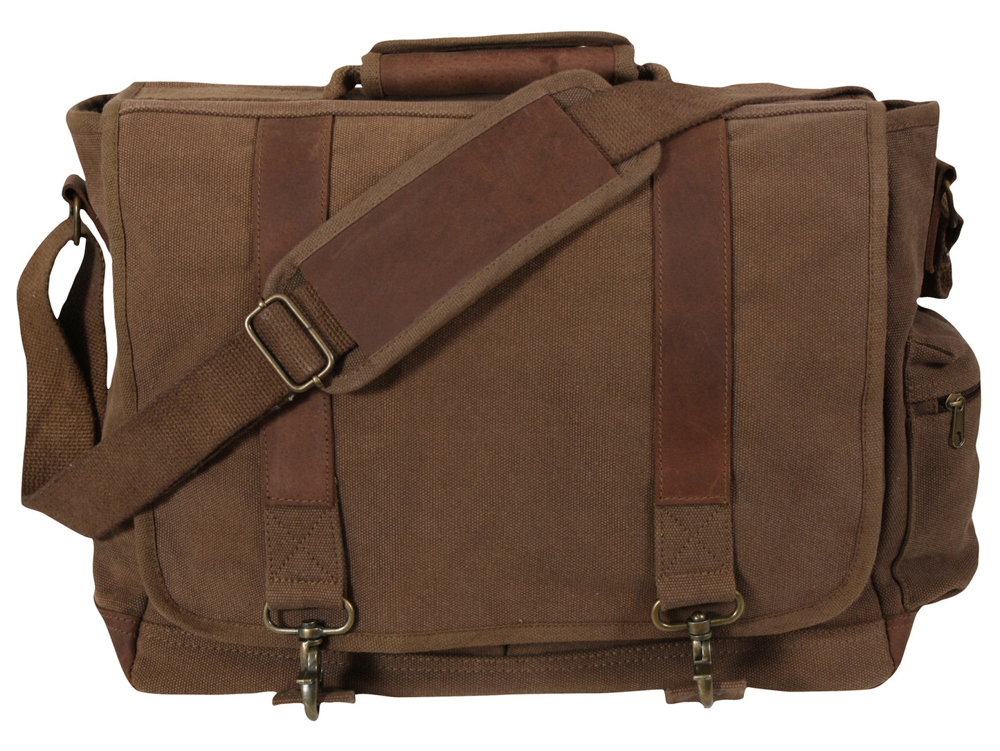 Vintage Pathfinder Laptop Bag: Earth Brown
