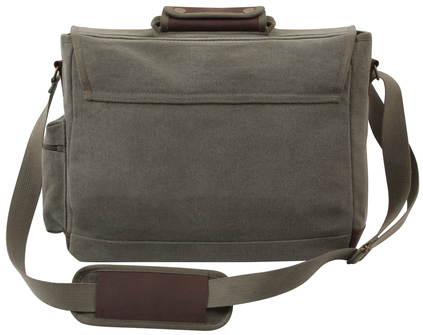 Vintage Pathfinder Laptop Bag: Olive Drab