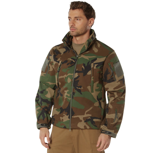 Special OPS Soft Shell Jacket: Woodland