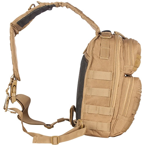 military and police store: military and police store: stinger sling pack: coyote brown