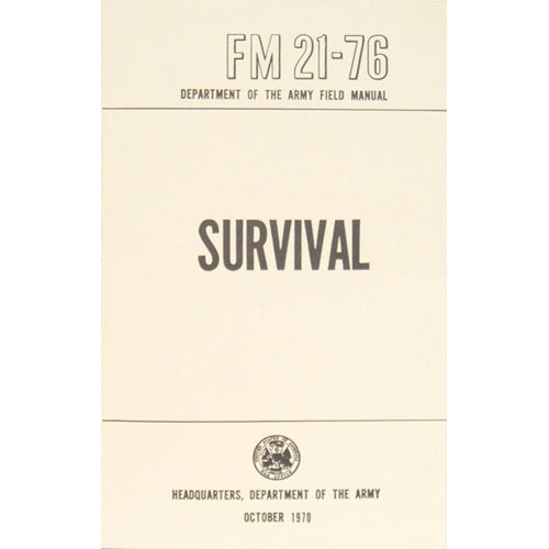 military and police store: military and police store: u.s. army survival manual