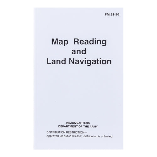 military and police store: military and police store: map reading and land navigation manual